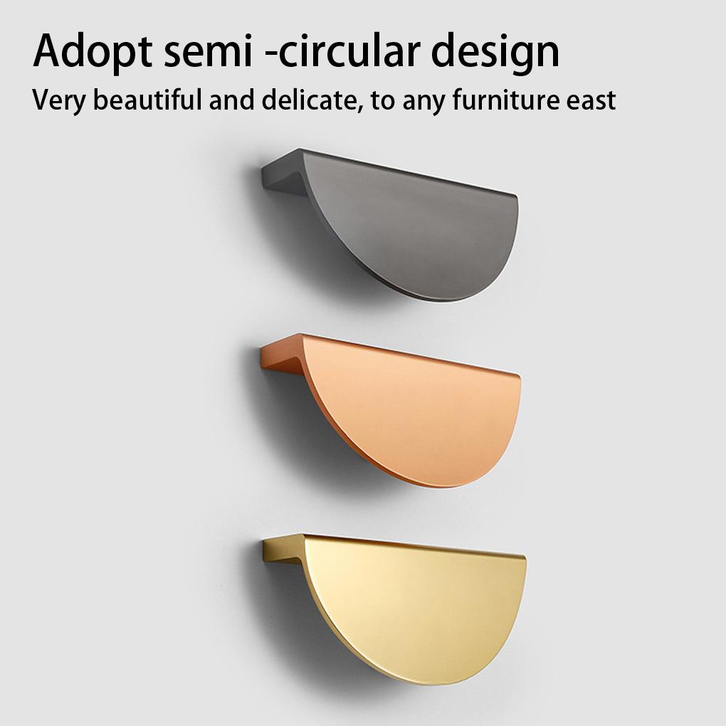 64mm Cabinet Handle Aluminum Alloy Wardrobe Drawer Cupboard Dresser Furniture Pull Home Knobs Replacement Hardware Parts