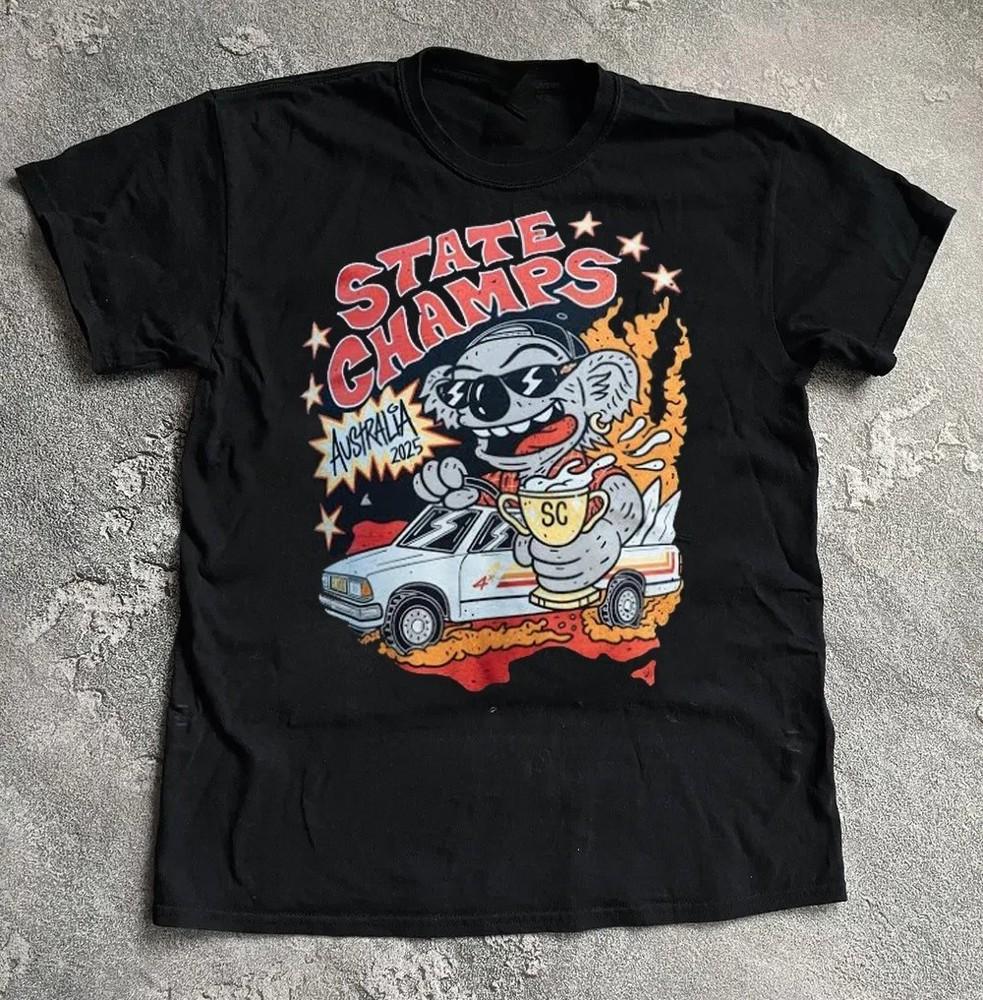 STATE CHAMPS BAND Australian Shirt Unisex Concert S to 5XL KK2214 Unisex T-Shirt S