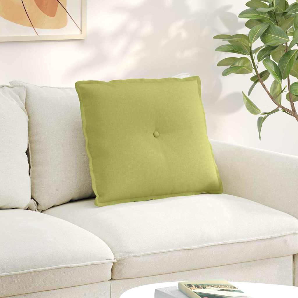 Back Cushion Light Green 60 x 19 x 50 cm Fabric