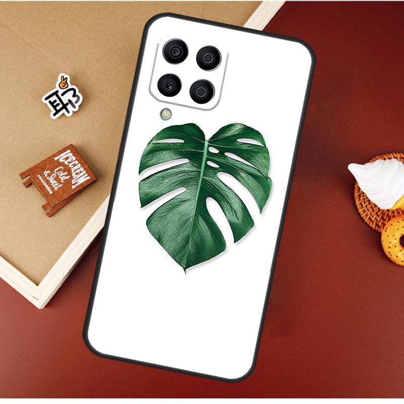 

Green Monstera Leaf Case For Samsung Galaxy M51 M31 M21 M11 M16 M36 M56 M53 M12 M32 M52 M15 M35 M55 M14 M34 M54 Samsung M52 5G