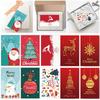 50PCS Gift Wrapping Decor Package Insert Message Note Cards Merry Christmas Card Greeting Postcard Happy New Year