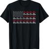 Stolz Patriotische Freiheitsdesigns Traktor Amerikanische Flagge Landwirt T-Shirt