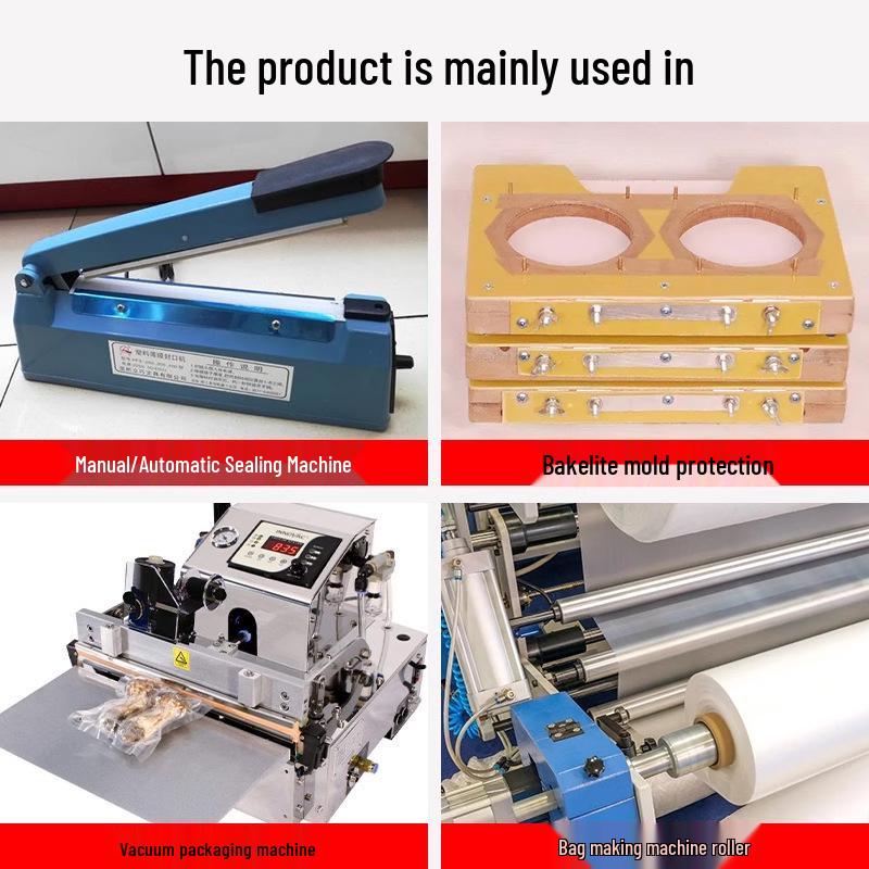 Teflon High-Temp Heat-Resistant Tape & Wear-Resistant Sealer for Vacuum Packaging Machines