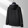 Men's Waterproof Windbreaker Jacket - Spring/Autumn, Breathable, Plus Size, Hooded, for Casual Camping and Mountaineering