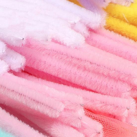 Colorful Pipe Cleaners, Bright Colors Chenille Stems for Crafts, DIY Flowers Twistable Pipe Cleaners, Creative Projects for Kids And Adults