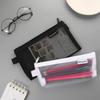 High Quality Student Nylon Transparent Pen Box Pencil Bag Pen Bag Case Mesh Pencil Case Pencil Case