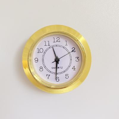 Yerleştirme Saat Mekanizması 38MM Metal Romen Rakamlı Kendin Yap Saat Yerleştirmesi Dahili Saat Saati FIT-UP El Sanatları Masa Saati