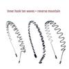 Trendy Men's and Women's Pompadour Sports Headband for Face Washing