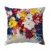 1 Pc Oil Painting Flower Pillow Cover For Home Living Room Bedroom Sofa Office Decorative Pillowcase Soft Throw Pillows 45*45 Cm