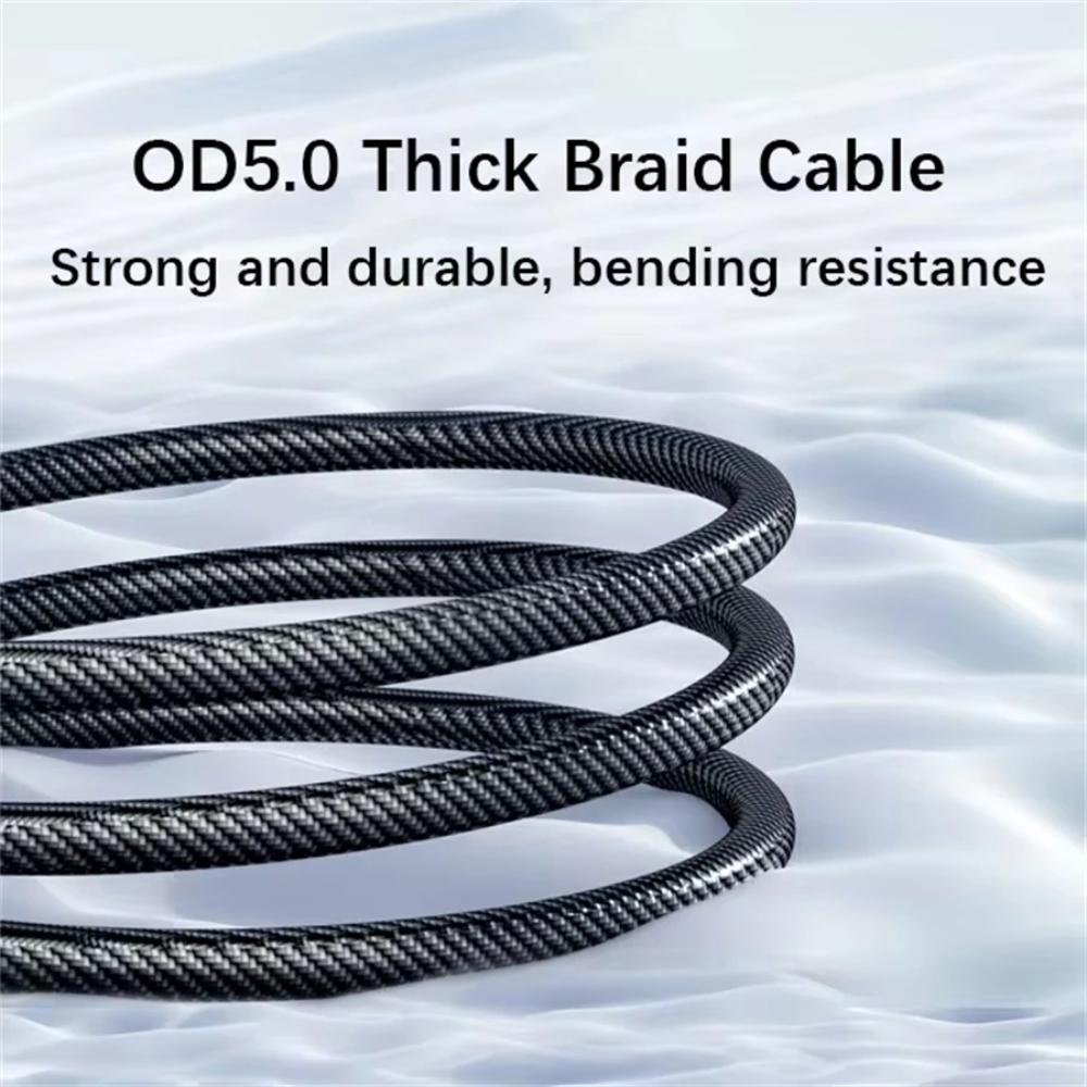 120W LED Digital Display Hurtiglading USB Type C-kabel For Samsung Xiaomi Huawei Hurtiglading Dataledning