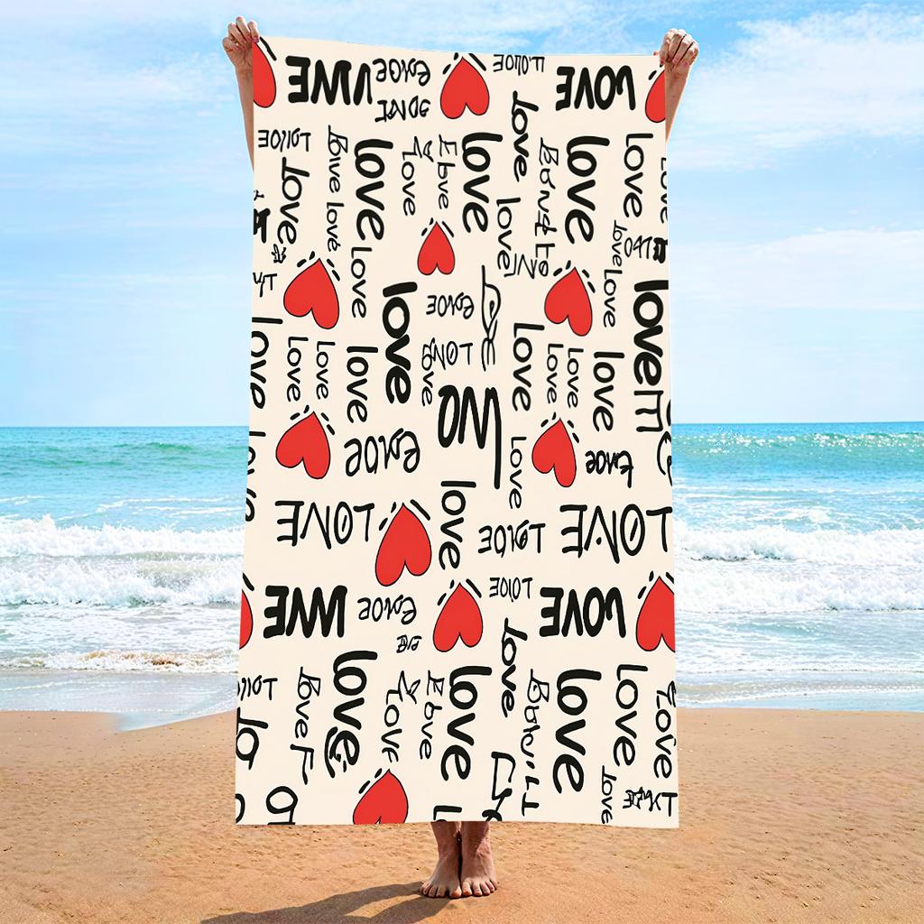 Microfiber Beach Towel Printed Beach Towel Absorbent Beach Towel 2026