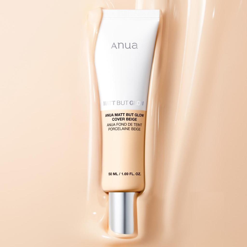 [Foundation-freier Sonnenschutz] ANUA Matt But Glow Cover Beige 50ml – Aufhellende Beige UV-Basis SPF50+ PA++++