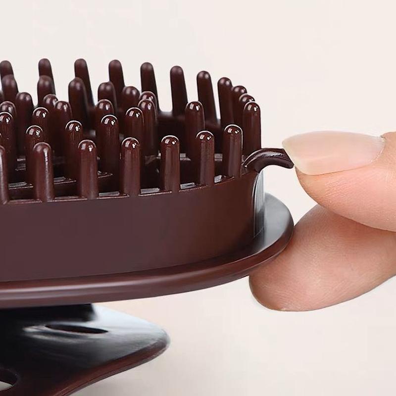 Set Of 2 Brown Massage Brushes For Body Meridian Weight Loss At Home Beauty Salon