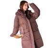 Down and Padded Jacket 2025 Winter New Korean Version of Over-the-knee Long Padded Jacket Women's Loose Thickened Jacket Hooded Cotton Jacket