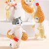 AAGWW Gachapon Toy Anime Figure Cat Toy Set, Model Decoration, Party Item, Cute Ornament (Product Contents: 5-Piece Cat COS Tempura Set)