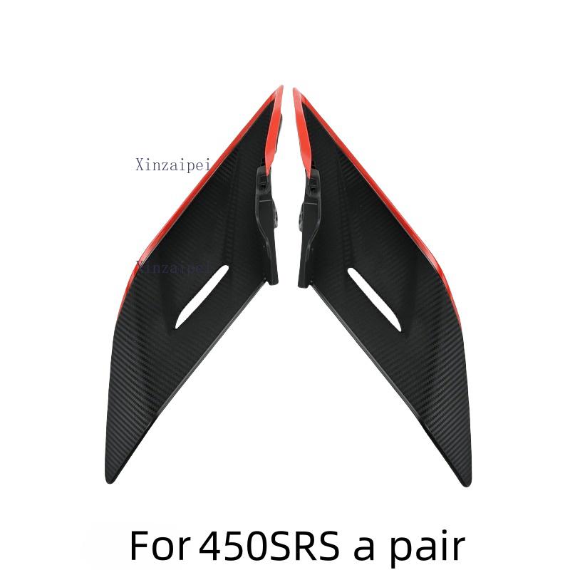 FOR CFMOTO 450SR 450SRS Moto Accesorios Side Downforce Naked Spoilers Fixed Winglet Fairing Wings Deflectors Motorcycle Parts