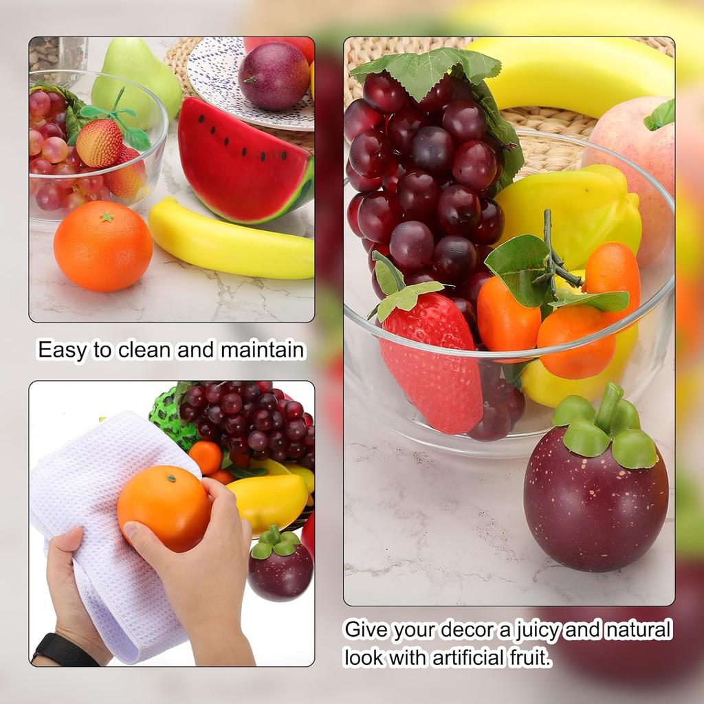 PATIKIL 20 Pcs Artificial Mini Mushroom, Foam Simulation Fake Small Mushroom Lifelike Realistic Faux Fake Fruit Model for Home Kitchen Party