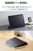 ELECOM iPad Air and 4th Flap TPU Impact Clear 11-inch (M3/M2) 10.9 (5th Generation) Case, Case, Material, Resistant, Thin, Lightweight, Back,
