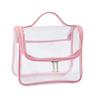Large Clear PVC Makeup Bag - Waterproof Toiletry Storage Handbag