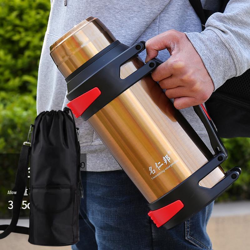 304 Stainless Steel Large Capacity Outdoor Insulated Thermos Flask for Cold Storage and Travel.