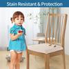 Stretch Dining Chair Seat Covers Soft Removable Washable Seat Covers For Dining Chairs Dining Room Seat Cover Protector