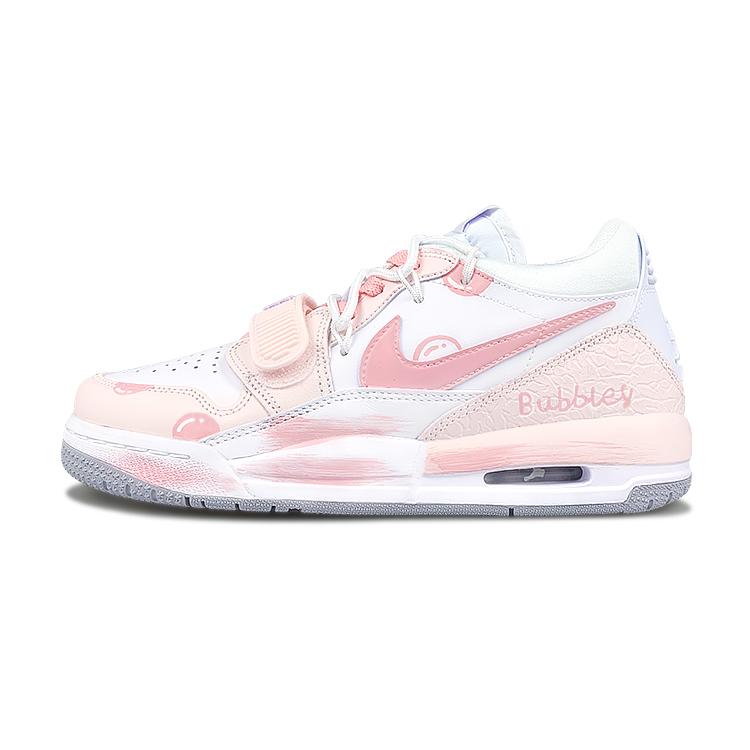 

Jordan Legacy 312 Low top Vintage Basketball Shoes GS Pink White HF0747-151(Team47-312) 40