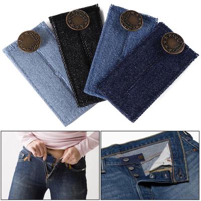 1pc Helpful Denim Extender Trousers Extender Extension Button With Metal Button Adjustable