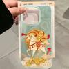Lucky Gold Horse Water Texture Phone Case for iphone 17 Air 16 15 14 13 11 12 Pro Max 7 8 Plus X XS XR SE 2022 2020 16e Cover