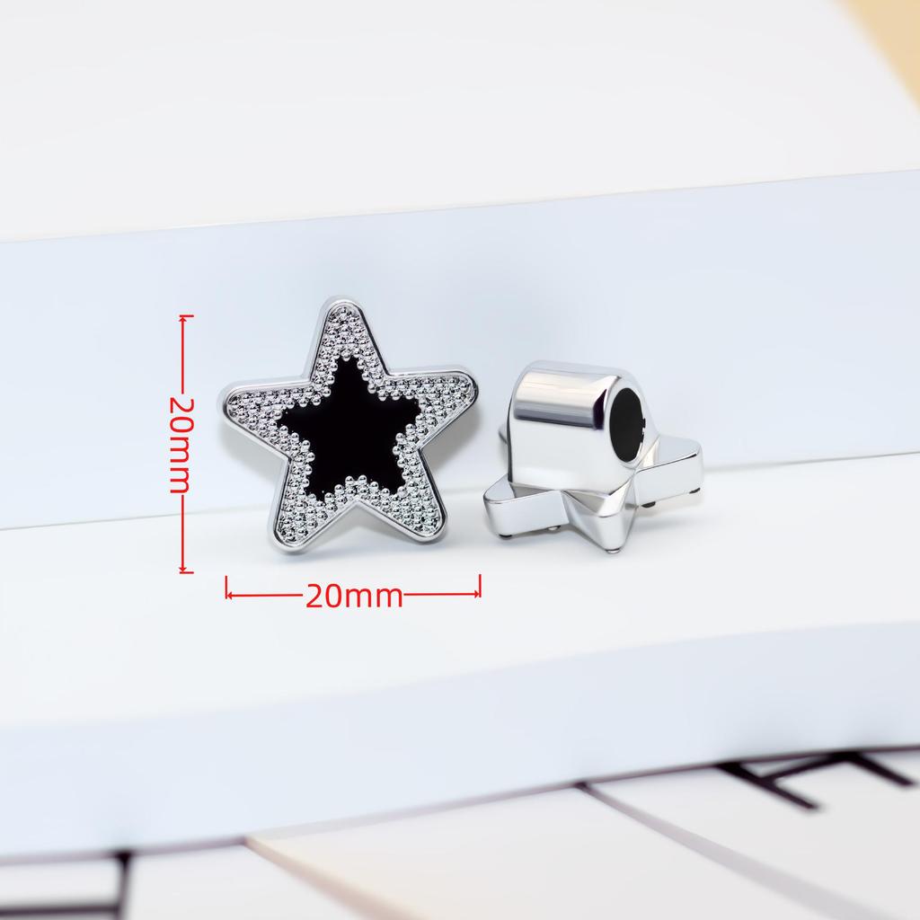 Elegant Matte Silver Teddy Bear Heart Strawberry Jewelry Hair Accessories with Handmade Details