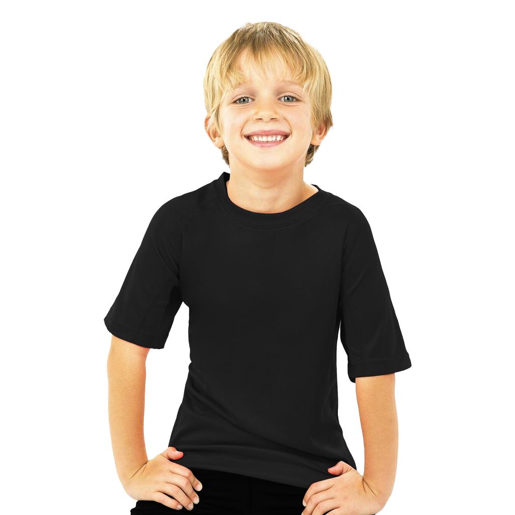 Spiro Childrens Boys Performance Aircool T-Shirt
