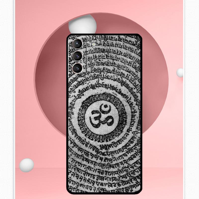 Aum Om Yoga Symbol Fitness Gym Case For Samsung Galaxy S24 Ultra S20 S21 S22 S23 S25 Ultra S9 S10 Plus S25 FE Cover Funda