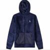 POLO RALPH LAUREN Hooded Retro Pile Performance Panel Fleece Jacket Men's Zip-Up