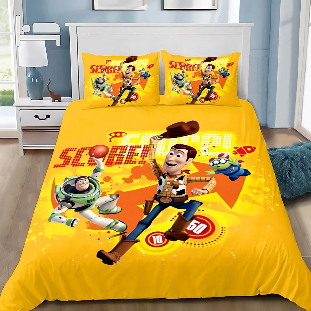 3D-Druck Toy Storys Buzz Lightyear Bettwäsche-Set für Mädchen und Erwachsene Einzelbett Twin Queen-Size Bettbezug Kissenbezug Bettwäsche