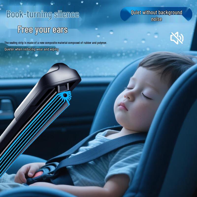 Hyundai Tucson Frameloos Stille Voorruitenwisserblad met Elf-Laags Rubberstrip