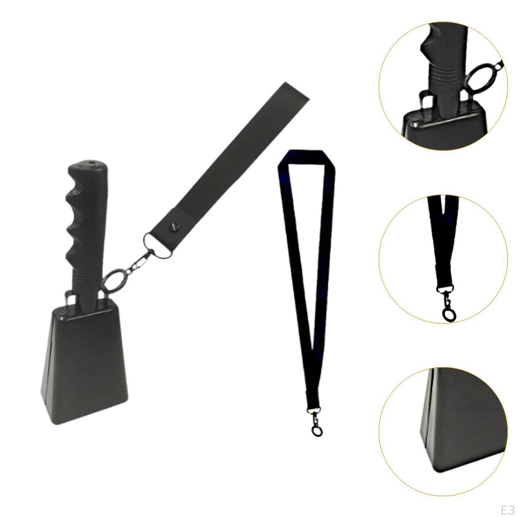 Cowbell Cheering Bell Decorative Musical Instruments Noise Maker Loud for Christmas Sport