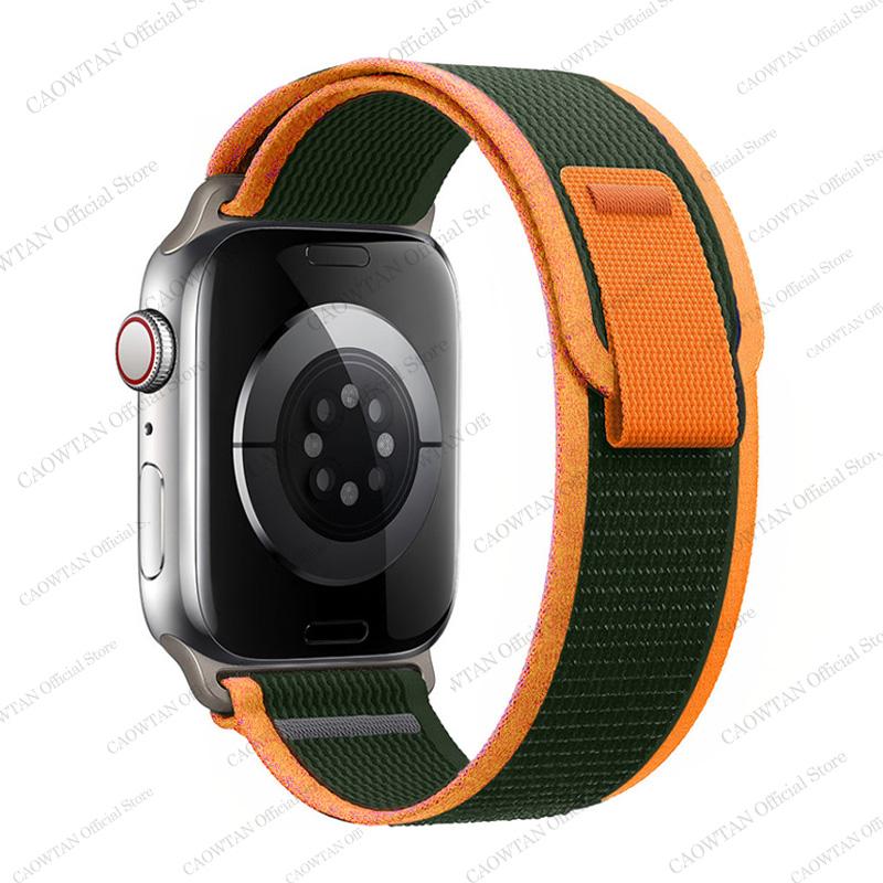 Nylonband für Apple Watch Band 49 mm 44 mm 40 mm 45 mm 41 mm 42 mm 44 45 49 mm Correa Armband iWatch Ultra Serie 7 6 5 3 SE 8 Armband
