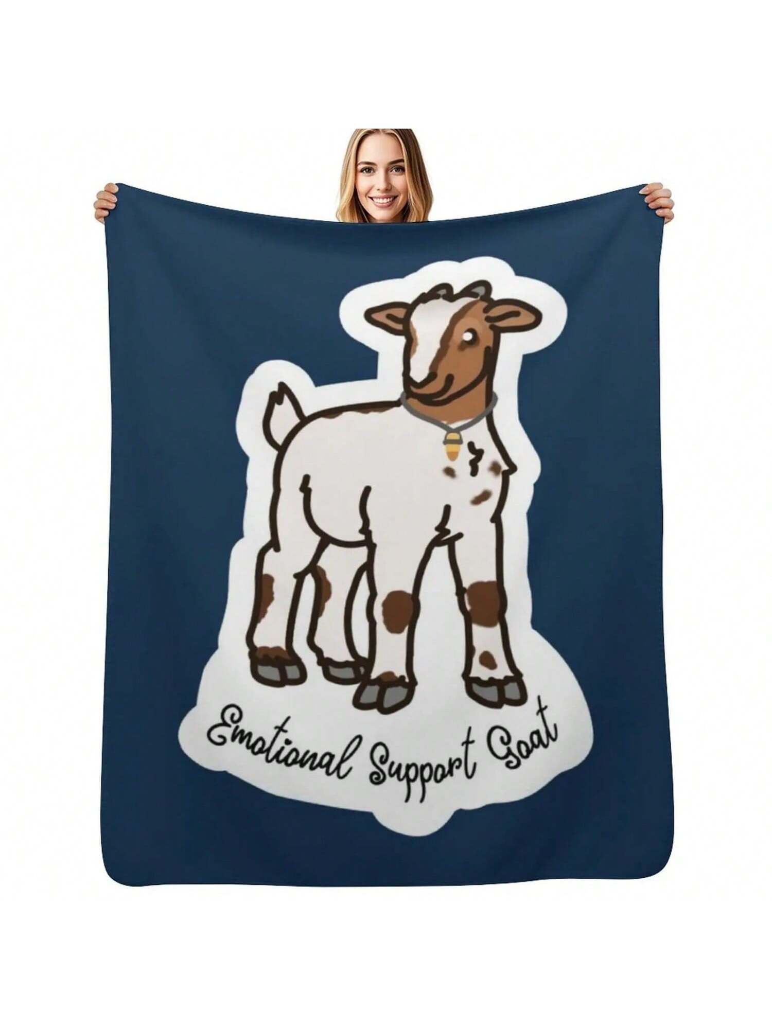 Milo The Goat - Shadow And Bone Fanart Throw Blanket Sofa Quilt Blankets And Throws Decorative Sofas Sofa Bed Blankets 75X95CM