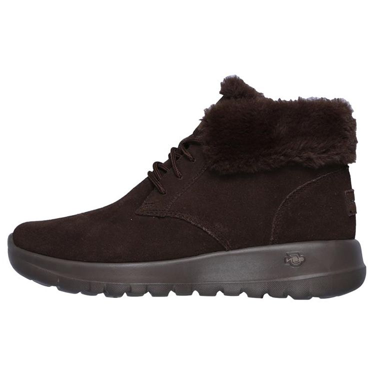 Skechers On The Go Warm Durable Comfortable Short Snow Boots Women boots 15506-CHOC 35