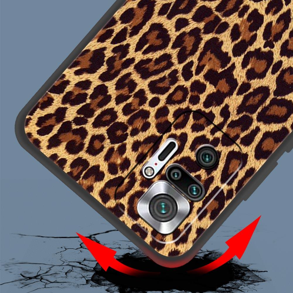 For Redmi 10C Cases Tiger Leopard Print flower Phone Case For Xiaomi Redmi Note 12 11 9S 9 8 10 Pro Plus 7 9T 8T 9C 9A 8A Cover