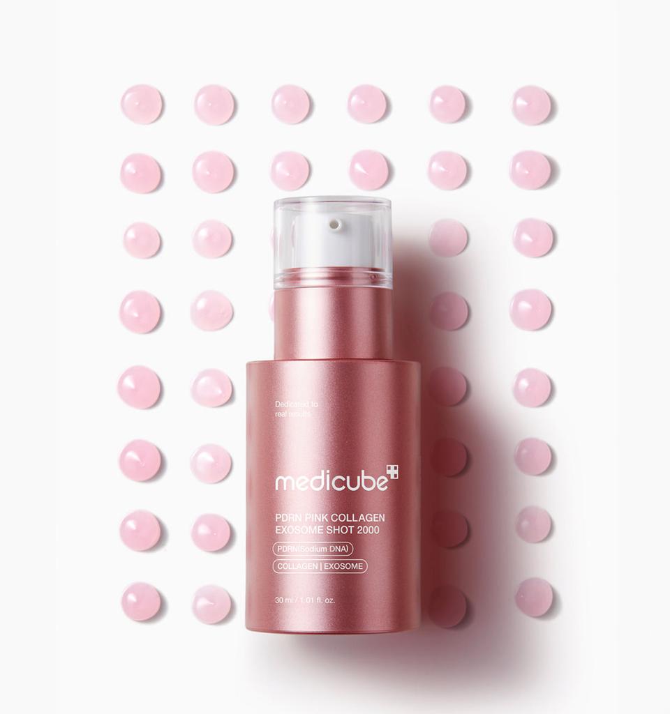 Medicube PDRN Pink Collagen Exosome Shot Serum 2000 30ml - Firming Collagen Boost Care, Korean