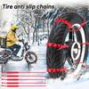 10PCs Universal Motorcycles Anti-Skid Snow Chains Safety Car Motorcycles Winter Wheels Anti-slip Ties Car Snow Chain