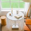 Pure White Lace Dining Table Cloth Type North Pastoral Coffee Table Mat Photo Background Decorative Cover Cloth
