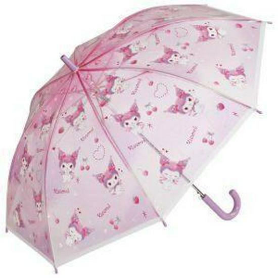 Skater Anime Cartoon Transparent Reflective Umbrella for Kids and Students