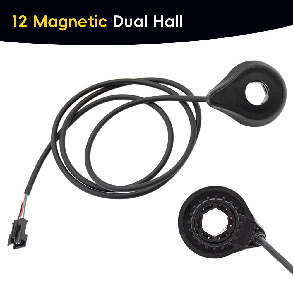 

12 магнитов E-Bike PAS датчик двойной Холл датчик помощи импульса левый электрический велосипед датчик скорости велосипедные аксессуары