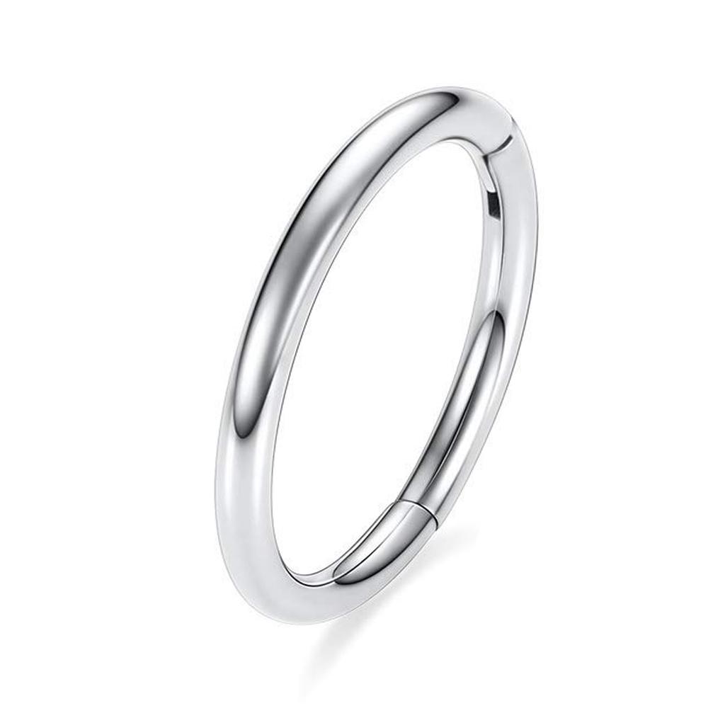 0.8mm 20G Hinged Nose Ring Hoop Septum Hoop Conch Daith Helix Lip Ring Hoops Rook Tragus Ring Cartilage Earring Pirecing Jewelry