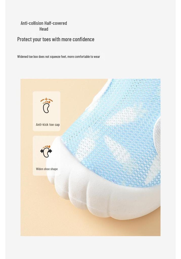 Non-Slip Toddler Mesh Shoes for Boys & Girls 1-3 Years