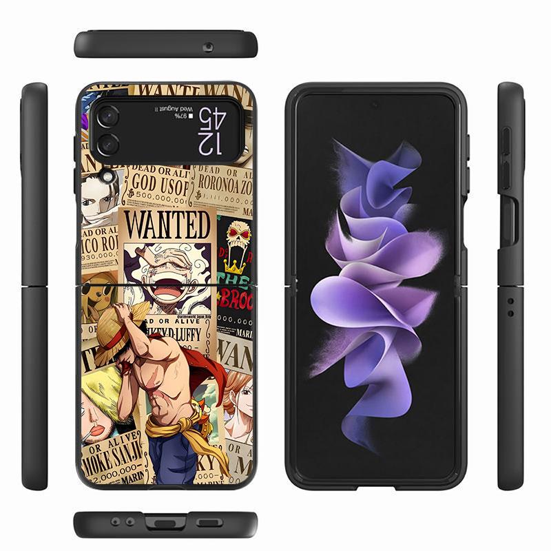 Anime One Pieces Case for Samsung Galaxy Z Flip 5 Z Flip Z Flip 3 Z FLIP 6 Back Cover