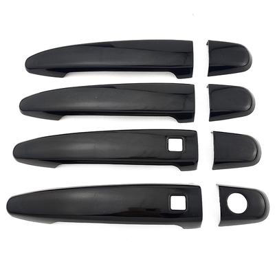 For Toyota Highlander 2007-2012 Land Cruiser Prado J120 4Runner 2005-2008 Glossy Piano Black Exterior Door Handle Cover Trim