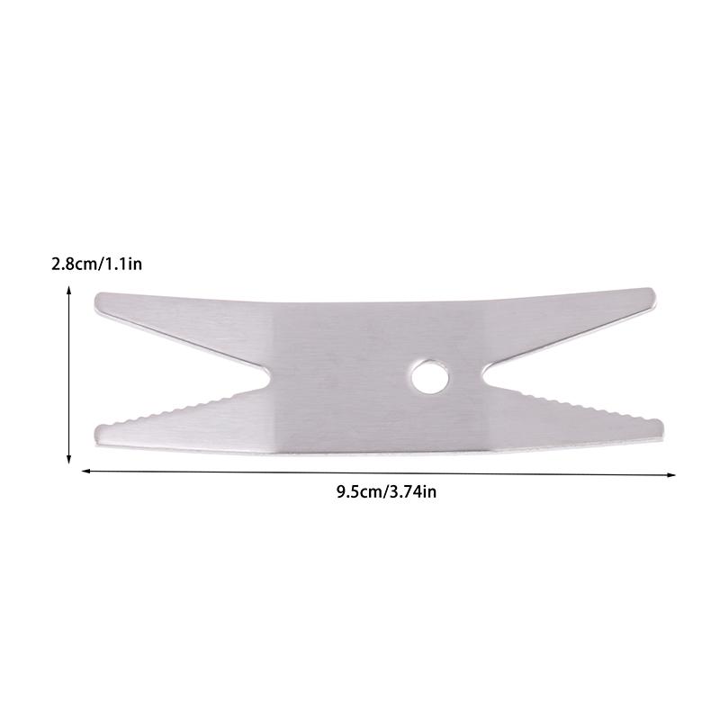 1 szt. Elektryczna Gitara Basowa Wielofunkcyjny Dwustronny Klucz ze Stali Nierdzewnej Narzędzie Lutnicze Do Dokręcania Potencjometrów Przełączników Gniazd Gitary