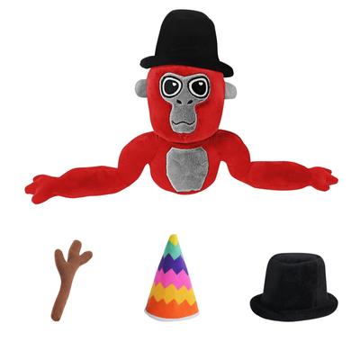 Cosplay Gorilla Tag Monke Plush Toys Anime Figure Soft Stuffed Animal Monkey Dolls Kids Boys Birthday Gifts Game Fans Home Decor